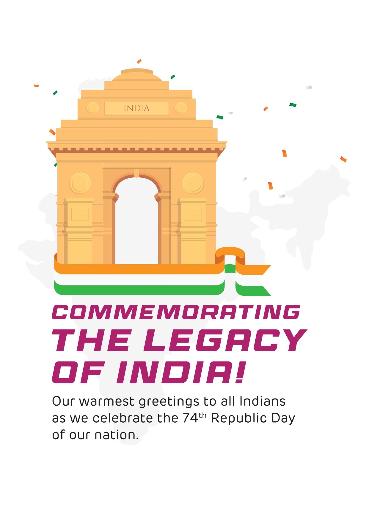 74TH REPUBLIC DAY OF OUR NATION
