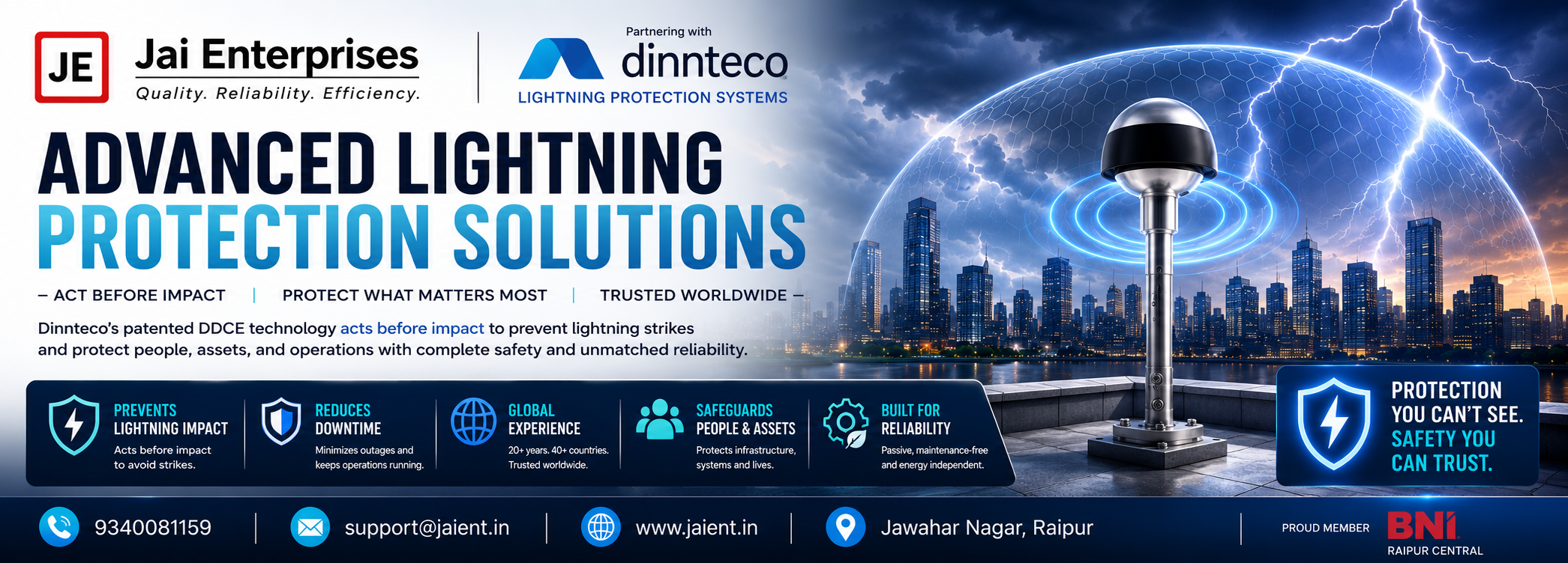 Dinnteco Advance Lightning Protection System
