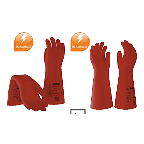 KL Series Electrical Insulating Gloves - Class 0 - Model KL-B