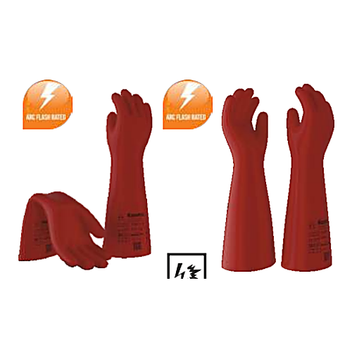 KL Series Electrical Insulating Gloves - Class 4 - Model KL-F