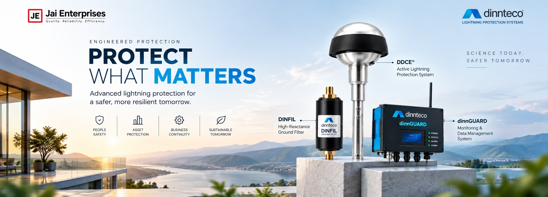 Dinnteco Advance Lightning Protection System