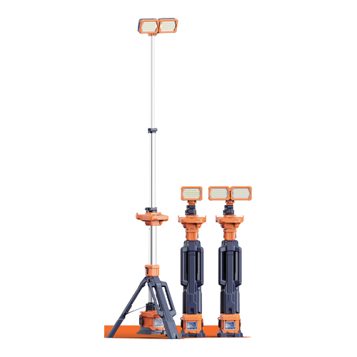 TL-200 Portable Light Tower - 2.3 m Mast, 12,000 Lumen