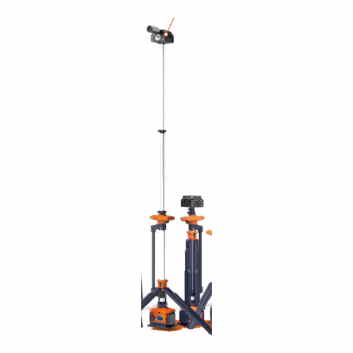 GD-300 Portable ELV Device Stand - 3.1 m Battery Mast for CCTV, Sensors & Signs