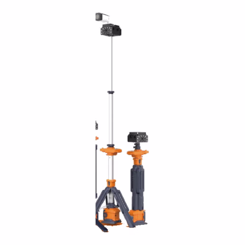 GD-200 Portable ELV Device Stand - 2.2 m Battery Mast for CCTV, Sensors & Signs