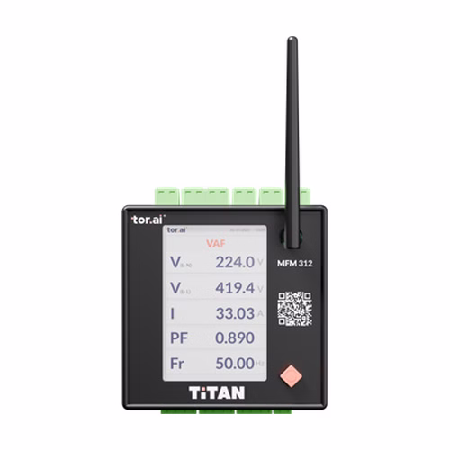 Tor Titan 312 Wi-Fi Multi-Function Meter with 3.5" Colour Display – BLE & Mobile App