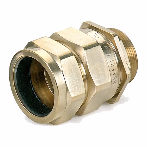 HEX E1W Double-Seal Brass Cable Glands – IP66 Inner & Outer Sheath Seal for SWA Cable