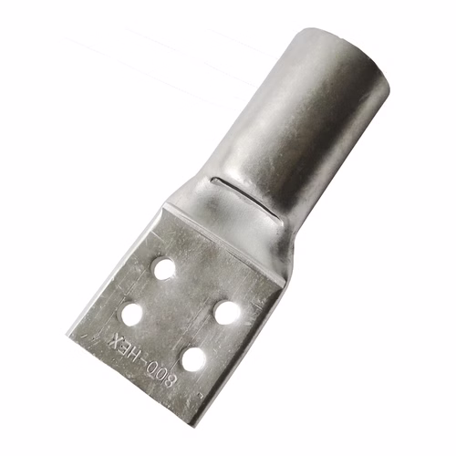 HEX Four-Hole Copper Cable Lugs – 400 to 1000 sq mm, 10.5 or 12.5 mm Holes