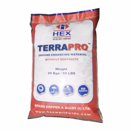 HEX TERRAPRO Bentonite-Free Ground Enhancing Material – 25 kg, Approx. 60% Reduction per Bag per Metre