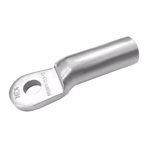 HEX Aluminium Compression Cable Lugs to DIN 46329 – Barrier Design with Oil Stop, 25 to 500 sq mm