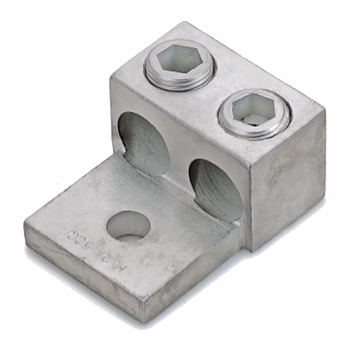 HEX Aluminium Mechanical Connectors – Single & Double Barrel, One-Hole Mount, #6 AWG to 1000 kcmil