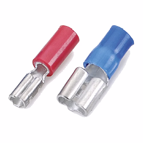 HEX Snap-On (Quick-Disconnect) Terminals – Male & Female, Insulated or Bare, 1.5 to 6 sq mm