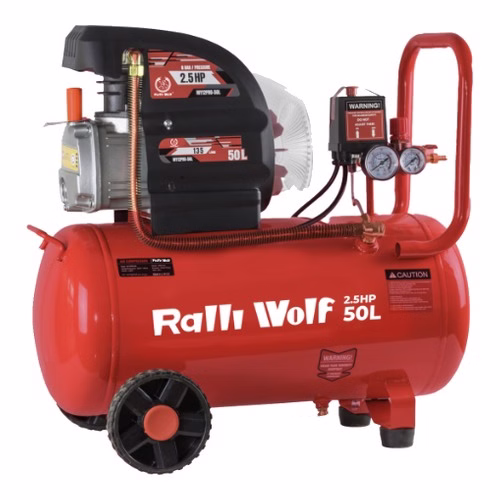 Ralli Wolf RC50 Air Compressor – 2.5 HP, 50 L Tank, Oil Lubricated