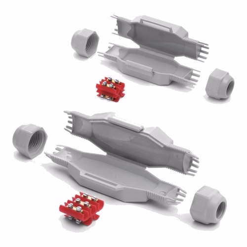 Raytech LittleJoint L - IP68/IP69K Gel-Filled In-line Micro-Joints: Barney, Fred, Dino, Betty and Tom