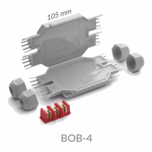 IP68 Gel-Filled Multi-Branch Joint 3 x 4 sq mm, Cable 8-13 mm - Raytech Bob 4 (BOB4)