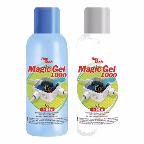 Two-Component Insulating Gel for Cable Joints, 2 x 1000 ml - Raytech Magic Gel 2000 (MAGICGEL-2000)
