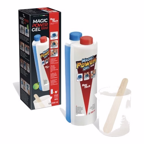 Re-usable Two-Component Insulating Gel, Single Bottle, 500 ml - Raytech Magic Power Gel 500 (MAGICPOWER-500)