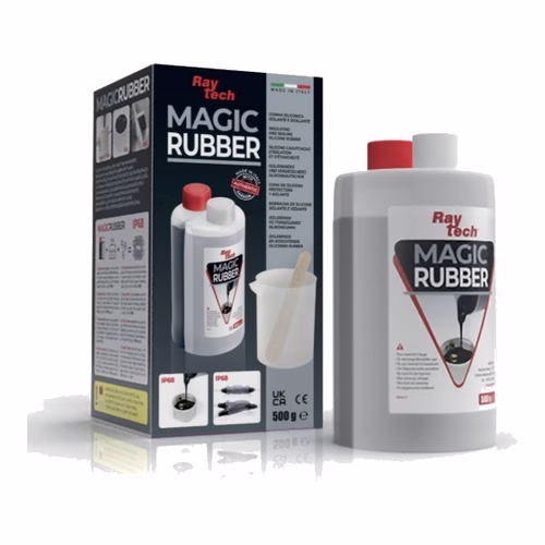 Raytech Magic Rubber - Fast-Curing Two-Component Liquid Insulating Rubber, 500 g and 10 kg