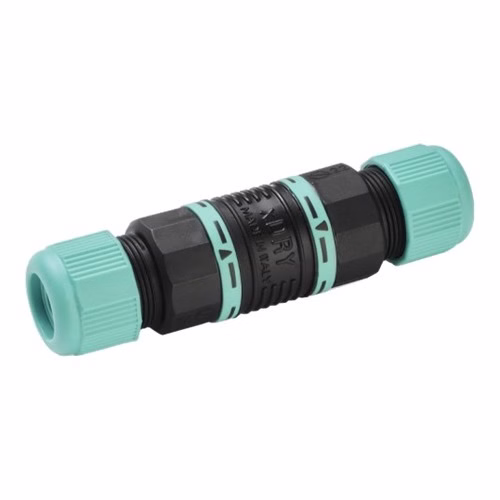 IP68 In-Line Cable Connector, 4-Pole, 0.5-1.5 sq mm, 17.5 A - Techno TH391 (THB.391.R4A)