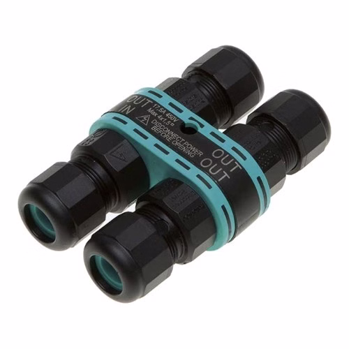 Techno TH392 - IP68 "H" Cable Distributors, One In Three Out, 4 Poles, Including xDRY