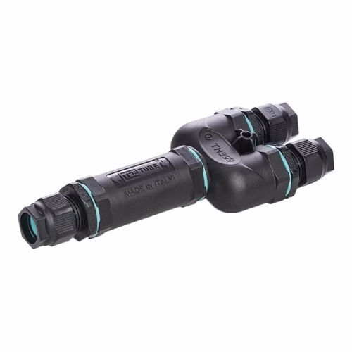 IP68 Y-Branch Cable Connector, 3-Pole, 0.5-1.5 sq mm, 32 A - Techno TH399 (THB.399.A3A)