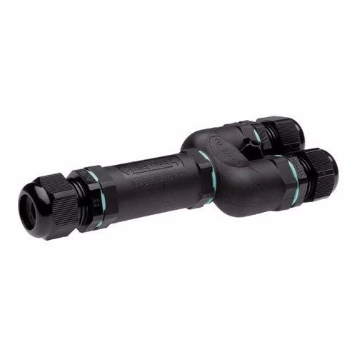 IP68 Y-Branch Cable Connector, 4-Pole, 0.5-1.5 sq mm, 32 A - Techno TH399 (THB.399.A4A)