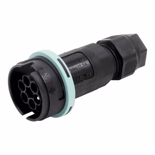 IP68 Bayonet Plug Connector, 6-Pole, 0.5-1.5 sq mm, 17.5 A - Techno TH405 (THB.405.A2E)