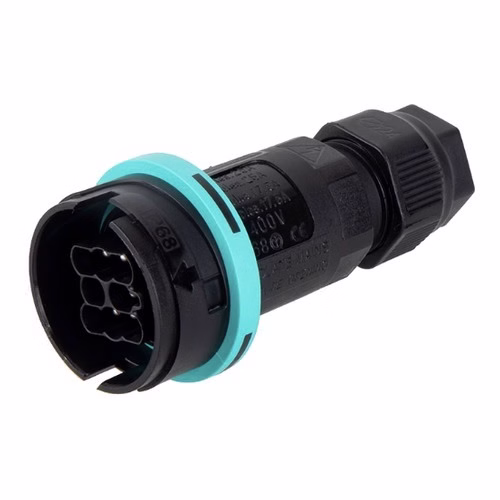 IP68 Bayonet Plug Connector, 8-Pole, 0.25-1.0 sq mm, 10 A AC/DC - Techno TH405 (THB.405.A8A)