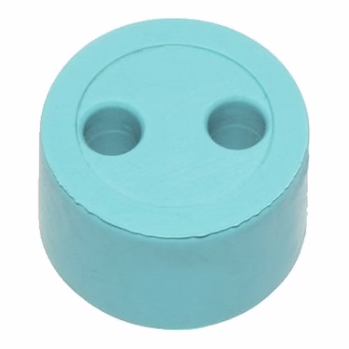 2-Hole Cable Grommet for Techno IP68 Connectors, 2 x 2.5-3.0 mm Cable - Techno 6000340GT