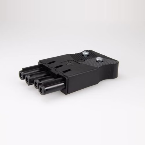 AC 166 Cable Socket, 4-Pole, 20 A 250 V - Adels-Contact AC 166 GBUF/415 SW (165464)