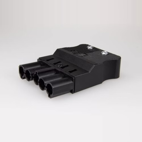 AC 166 Cable Plug, 5-Pole, 20 A 250 V - Adels-Contact AC 166 GSTF/515 SW (162465)