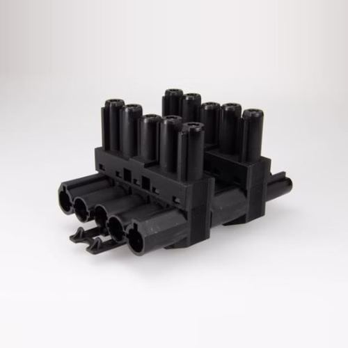 AC 166 Distributor, 1 In 3 Out, 5-Pole, 20 A 250 V - Adels-Contact AC 166 GVT 4/5 SW (18089)