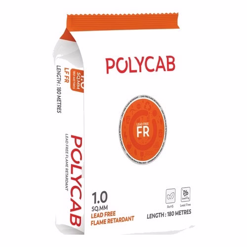 Polycab LF FR 1.5 sq mm House Wire – 180 m Pouch, 70 °C