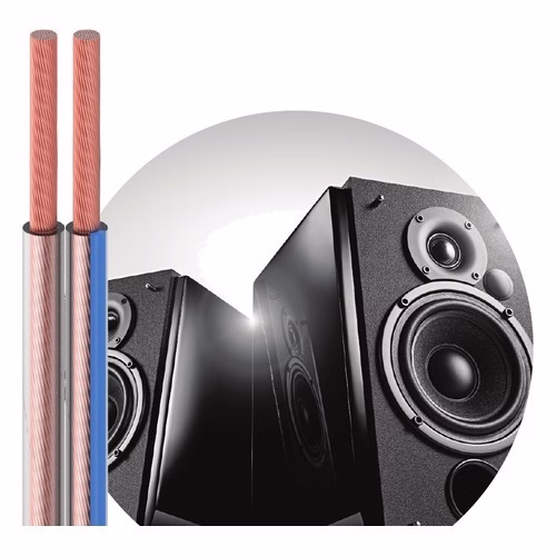 Polycab Industrial Speaker Wire – Oxygen-Free Copper, Twin Parallel 23/36 to 40/38