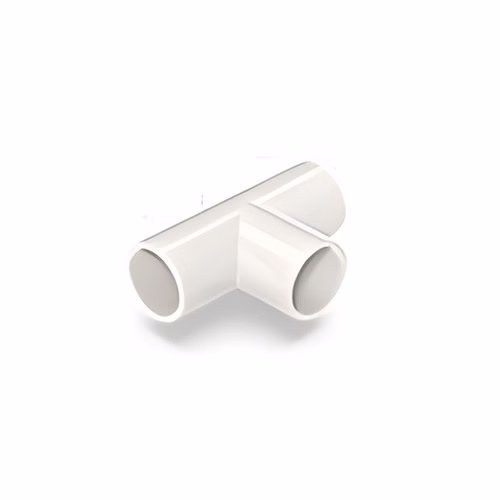 Polycab PVC Round Tee – Three-Socket Conduit Tee for 20 and 25 mm Conduit, IS 3419
