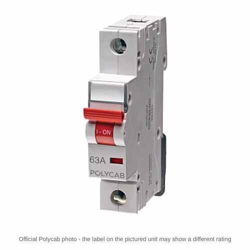 Polycab SP Isolator – 1 Pole Isolator Switch, 40 A to 63 A, AC-22A, IS/IEC 60947-3