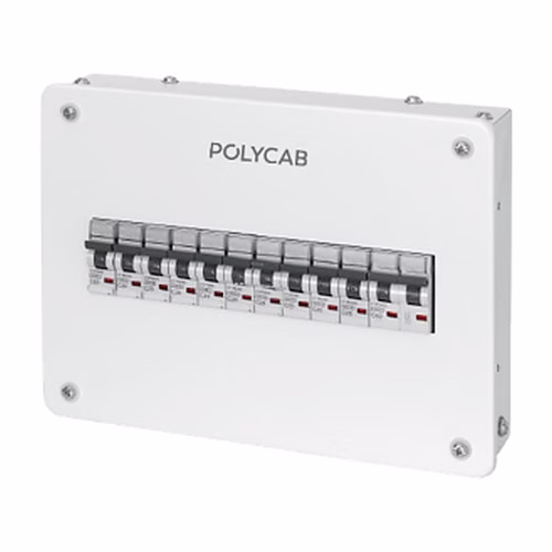 Polycab SPN Single Door Distribution Board – IP30, 4, 6, 8, 12 and 16 Way