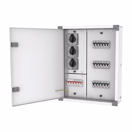 Polycab TPN Phase Selector Distribution Board (Vertical) – Double Door, IP42, 4, 6 and 8 Way per Phase