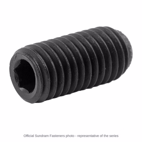 TVS Socket Set Screws, cone point, ISO 4027 – M3 to M12, hardness 45H