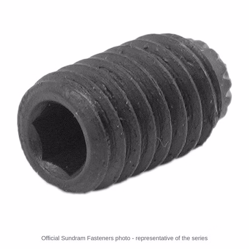 TVS Socket Set Screws, knurled cup point, BSW – 3/16" to 1/2", hardness 45H