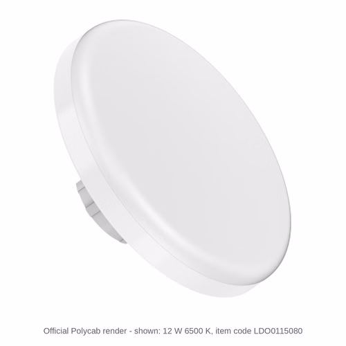 Polycab Scintillate Deep Integral LED Downlight – 7, 12 and 15 W, recessed, 3000 / 4000 / 6500 K + 3 colours