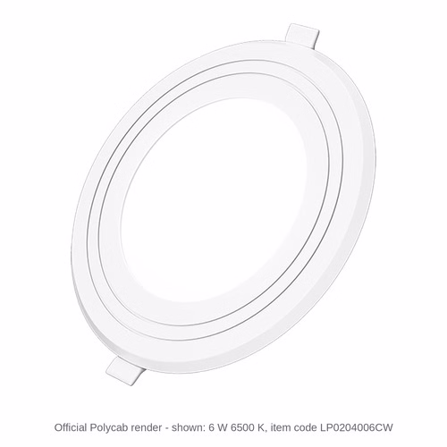 Polycab Slim Glo LED JB Downlight – 3 and 6 W, recessed, 3000 / 6500 K + 5 colours