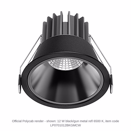 Polycab Gliss Deep Recess COB Downlight – 7, 12 and 18 W, 3000 / 4000 / 6500 K