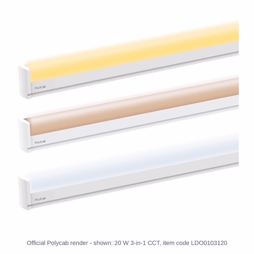 Polycab 3-in-1 CCT LED Batten – 20 W, 3-in-1 CCT