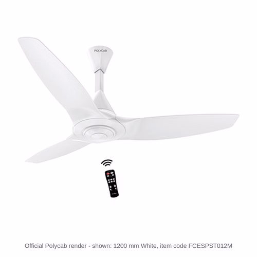 Polycab Silencio Cruiser BLDC Ceiling Fan – 1200 mm, 38 W, 5 star, 3 colours