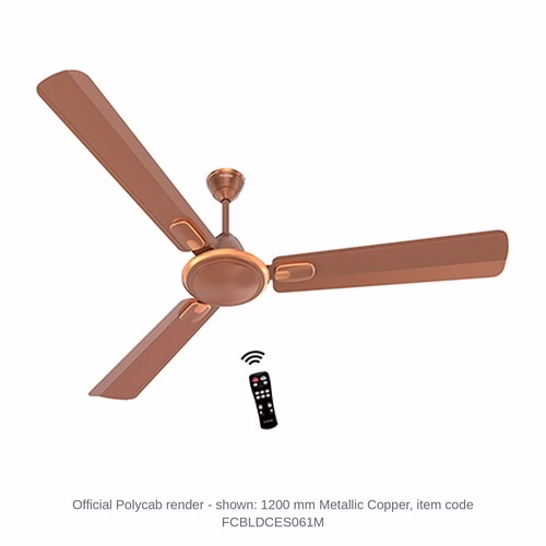 Polycab Zoomer Prime BLDC Ceiling Fan – 1200 mm, 32 W, 5 star, 3 colours