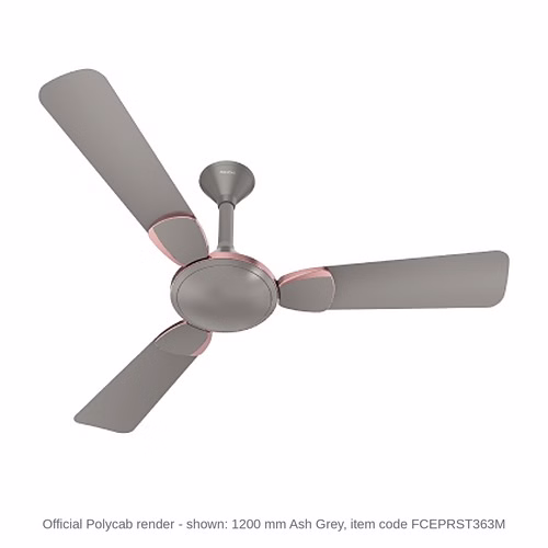 Polycab Aeroglam Designer Ceiling Fan – 1200 mm, 55 W, 1 star, 4 colours