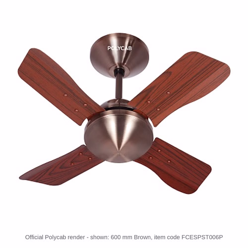 Polycab Superia SP06 Designer Ceiling Fan – 600 mm, 75 W, 3 star, Brown