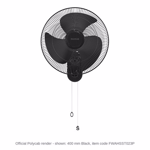 Polycab Aery HS Wall Fan – 400 mm, 110 W, 5 colours