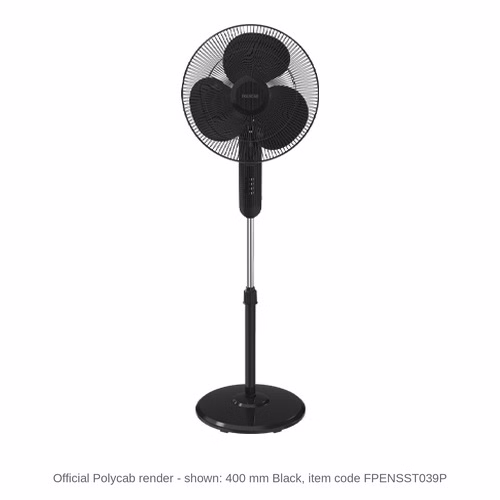 Polycab Aery Pedestal Fan – 400 mm, 58 W, 5 colours