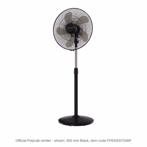 Polycab Optima Mini Pedestal Fan – 400 mm, 58 W, 3 colours